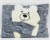 Халат серый "Сладкая спячка медвежонка" 42 размер