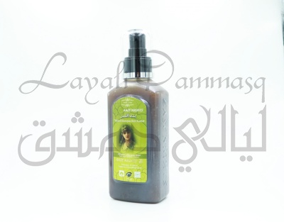 Тонизирующий шампунь для придания гладкости и блеска волосам Bint Kamar «Дочь Луноликой» с маслом и пудрой зеленого кофе