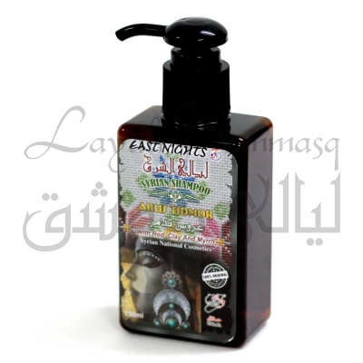 Сирийский шампунь для укрепления тонких волос ARUS TIDMOR «Невеста Пальмиры» с красной глиной и миррой