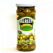 Оливковый ALREEF Stuffed With Gitrus "Фаршированнный цитрусовыми" зеленые оливки (стекло)