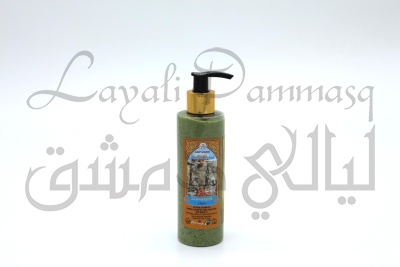 Сирийский шампунь для укрепления и интенсивного роста волос JAHANGEER «Завоеватель мира» с маслом листьев усьмы